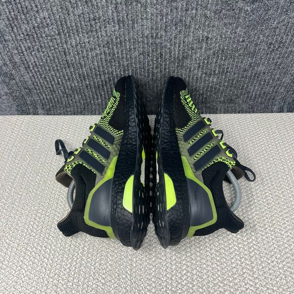 Adidas Ultraboost 1.0 Black Lucid Lemon Green Running Shoes Mens 8.5 ID9682 main image 7